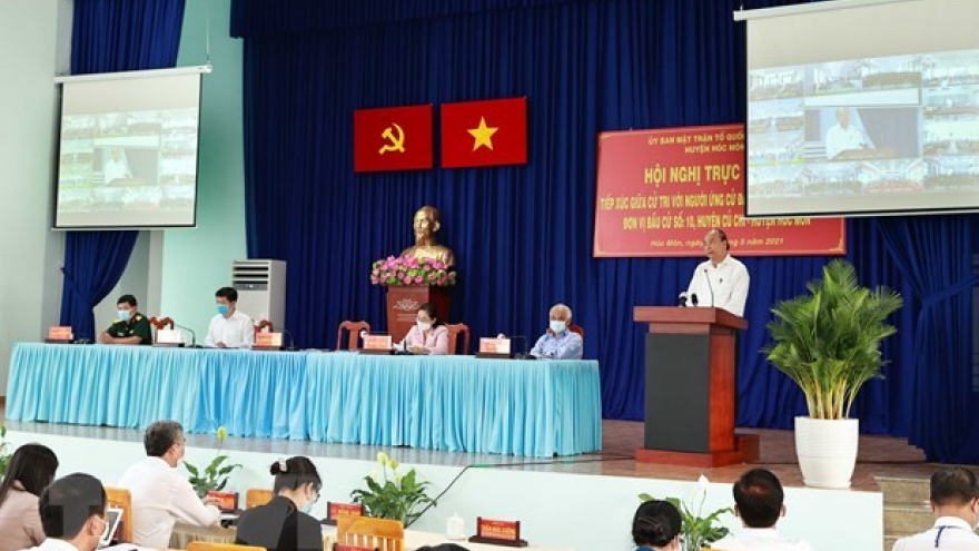 State President meets with Ho Chi Minh City voters